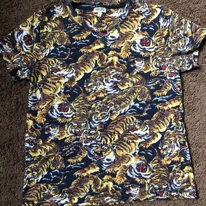 Kenzo jungle flying tiger print tee